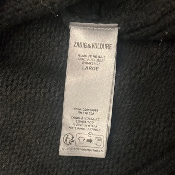 Zadig & Voltaire black sweater - Picture 5 of 5